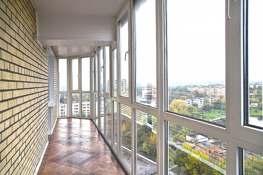 Дизайн панорамного балкона
